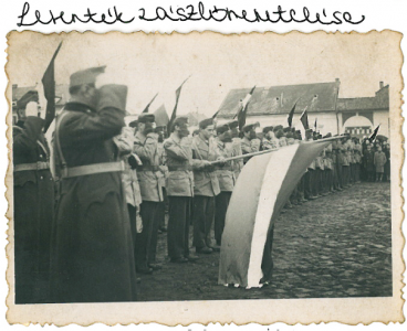 Tornaalja - Zászlószentelő leventék 1938