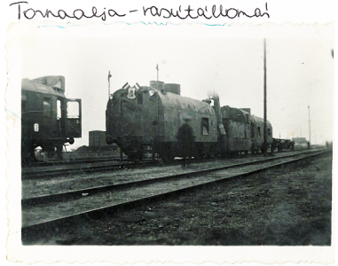 Tornaalja - vasútállomás páncélvonat 1938